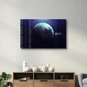 Earth | Glass Wall Art - Artdesigna