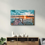 Sunset V2 | Glass Wall Art - Artdesigna