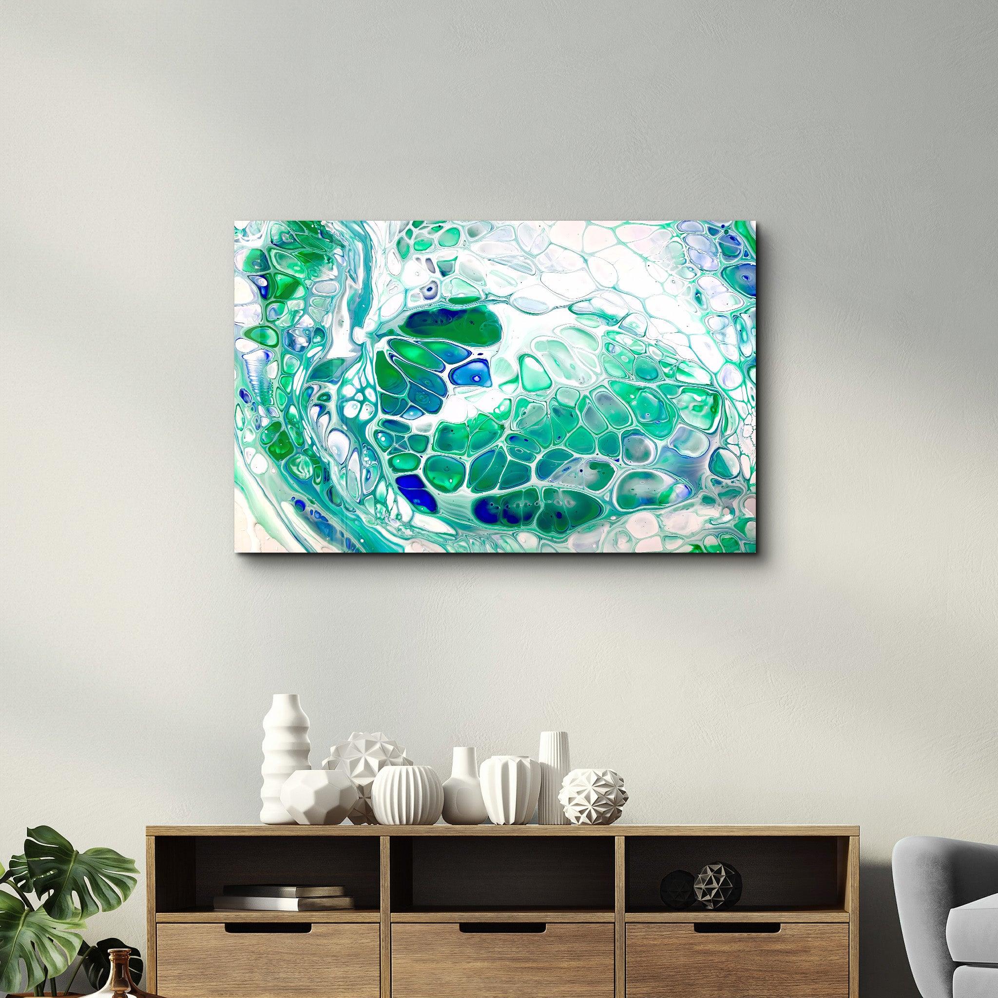 Marble Collection H17 - Elixir | Glass Wall Art - Artdesigna