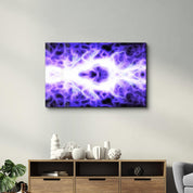 Lightning | Glass Wall Art - Artdesigna