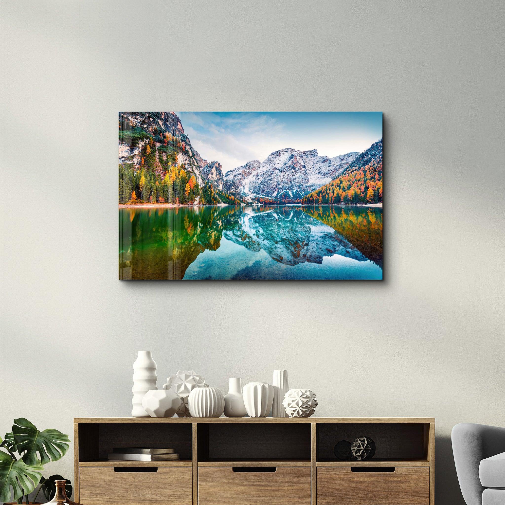 Dolomite - Italy | Glass Wall Art - Artdesigna