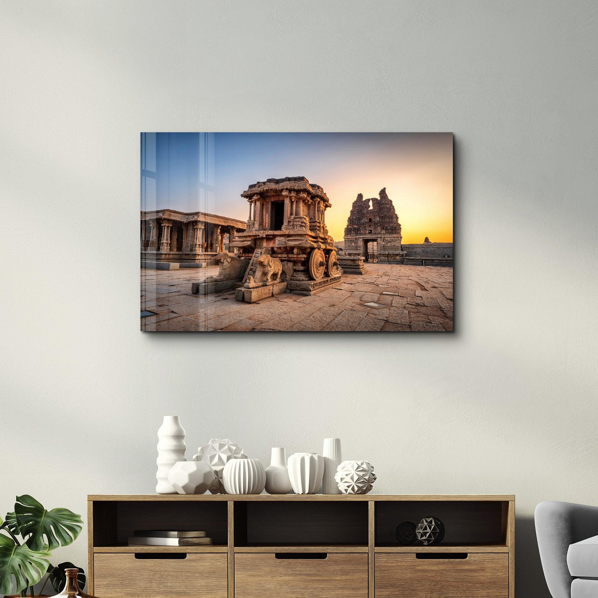 Hampi, Karnataka, India | Glass Wall Art - Artdesigna