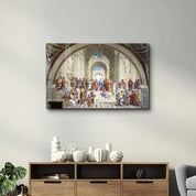 Raphael's The School of Athens (1511) | Glass Wall Art - Artdesigna