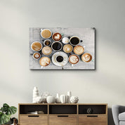 Art From Coffee Mugs | Glass Wall Art - Artdesigna