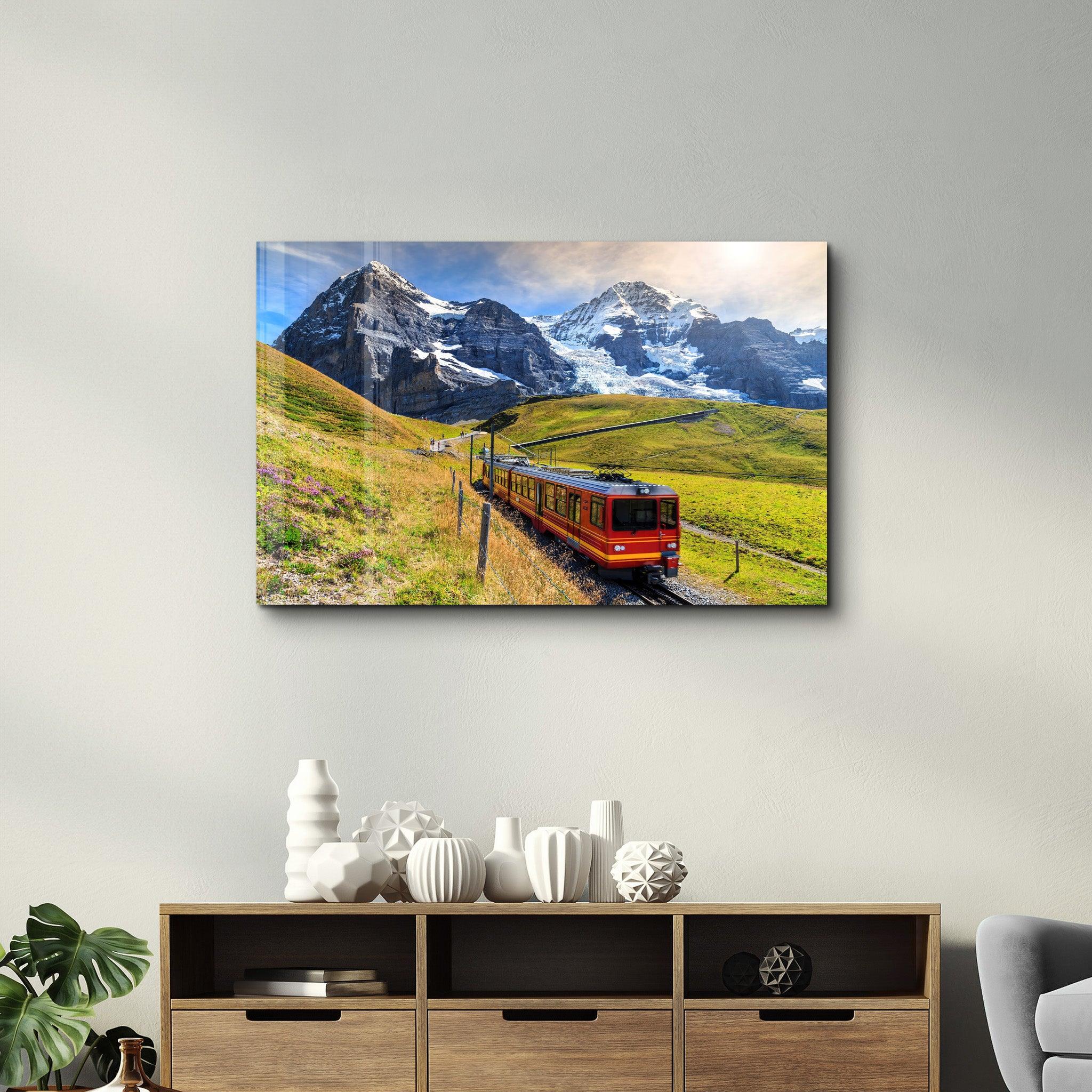 Jungfrau Switzerland | Glass Wall Art - Artdesigna