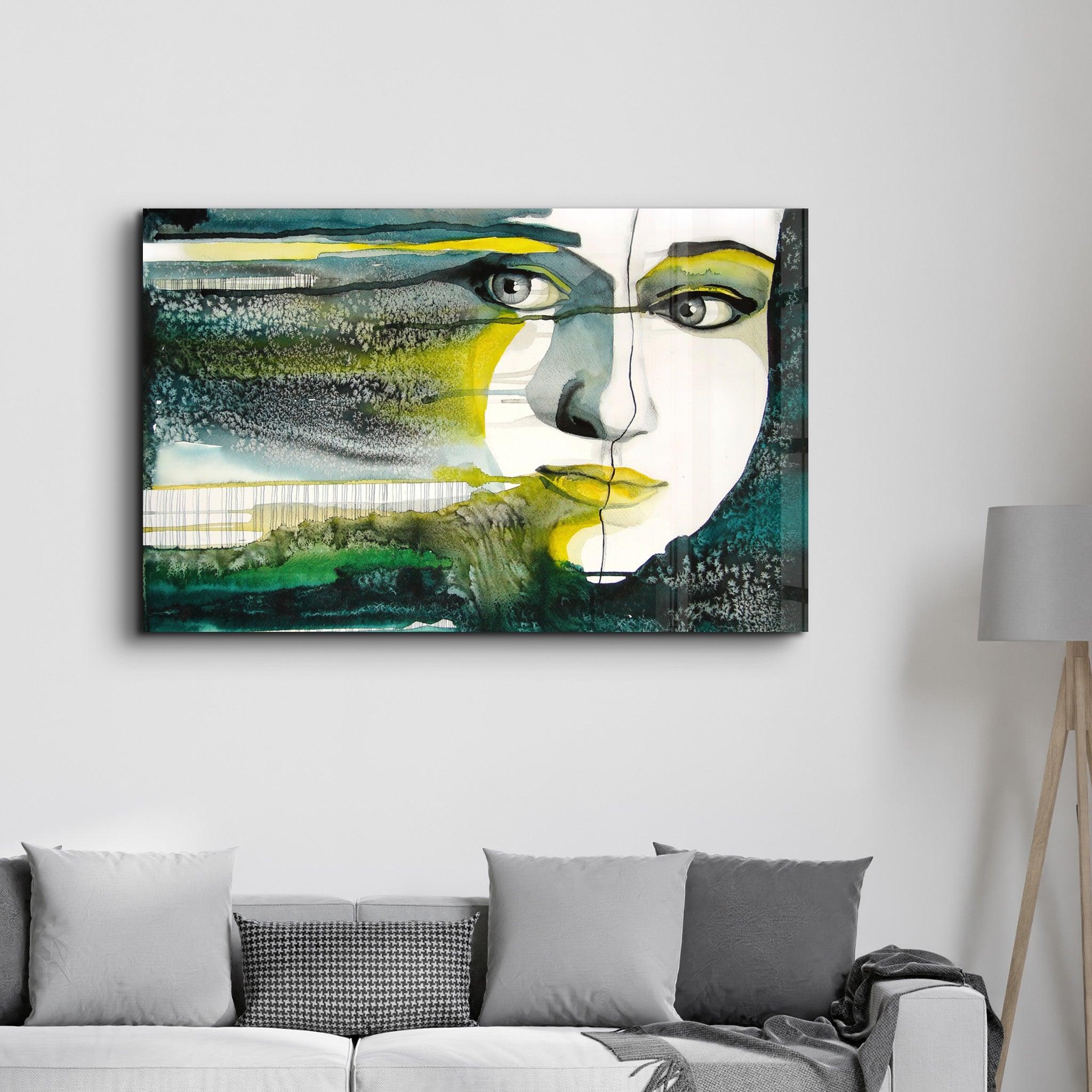 Watching Thoughts | Glass Wall Art - Artdesigna