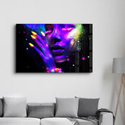 Colorful Midnight | Glass Wall Art - Artdesigna