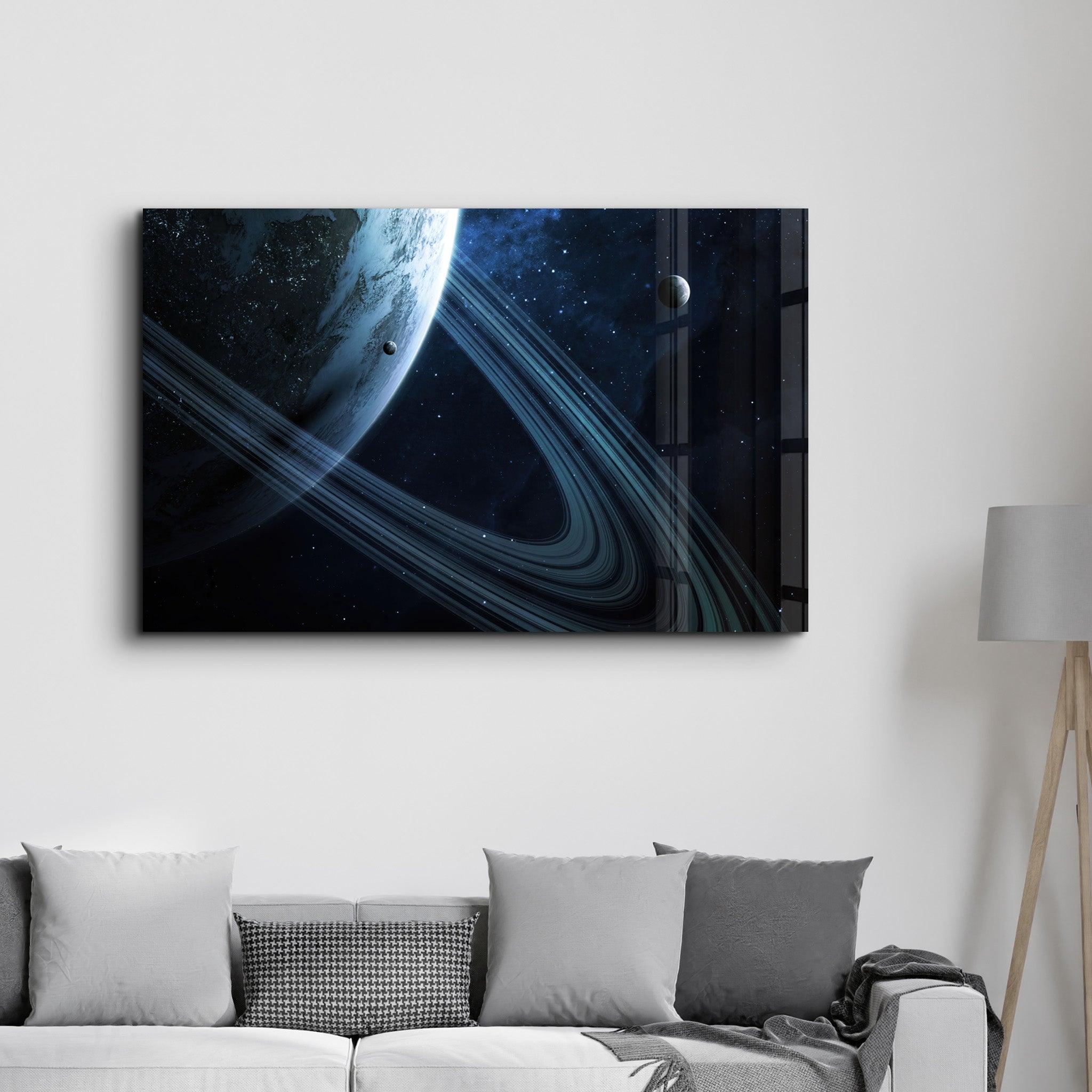 The Order Of The Planets | Glass Wall Art - Artdesigna