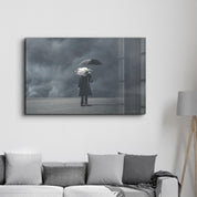 The Cloud Head | Glass Wall Art - Artdesigna