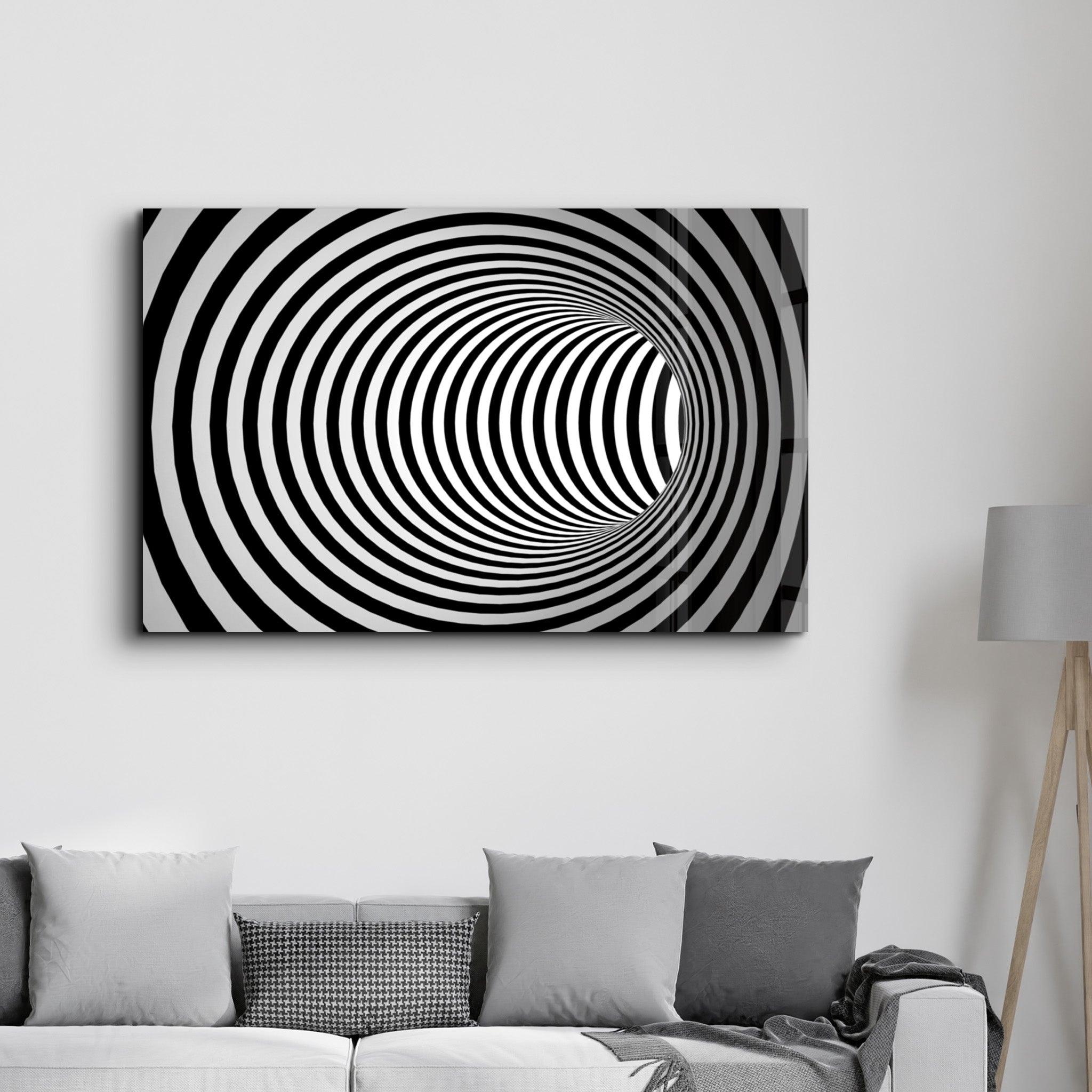 Illusion | Glass Wall Art - Artdesigna