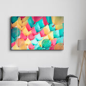 Balloons | Glass Wall Art - Artdesigna