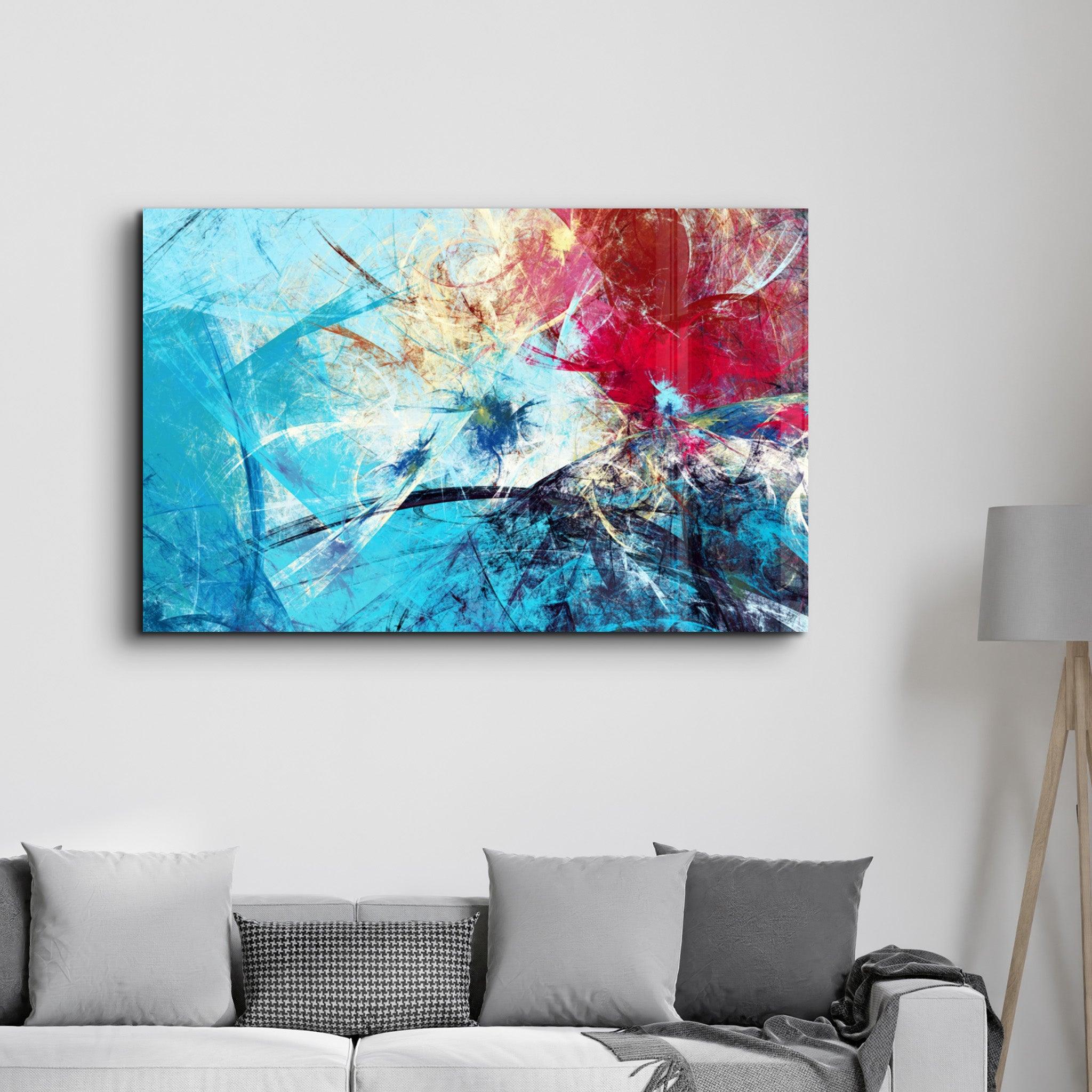 Sea Reflection | Glass Wall Art - Artdesigna