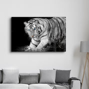 Tiger 2 | Glass Wall Art - Artdesigna