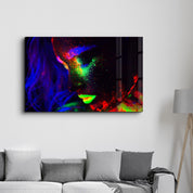 Glowing in the Dark | Glass Wall Art - Artdesigna