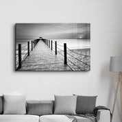 Pier 18 | Glass Wall Art - Artdesigna