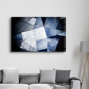 Geometric Architecture | Glass Wall Art - Artdesigna