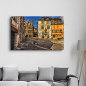 Medieval Square | Glass Wall Art - Artdesigna