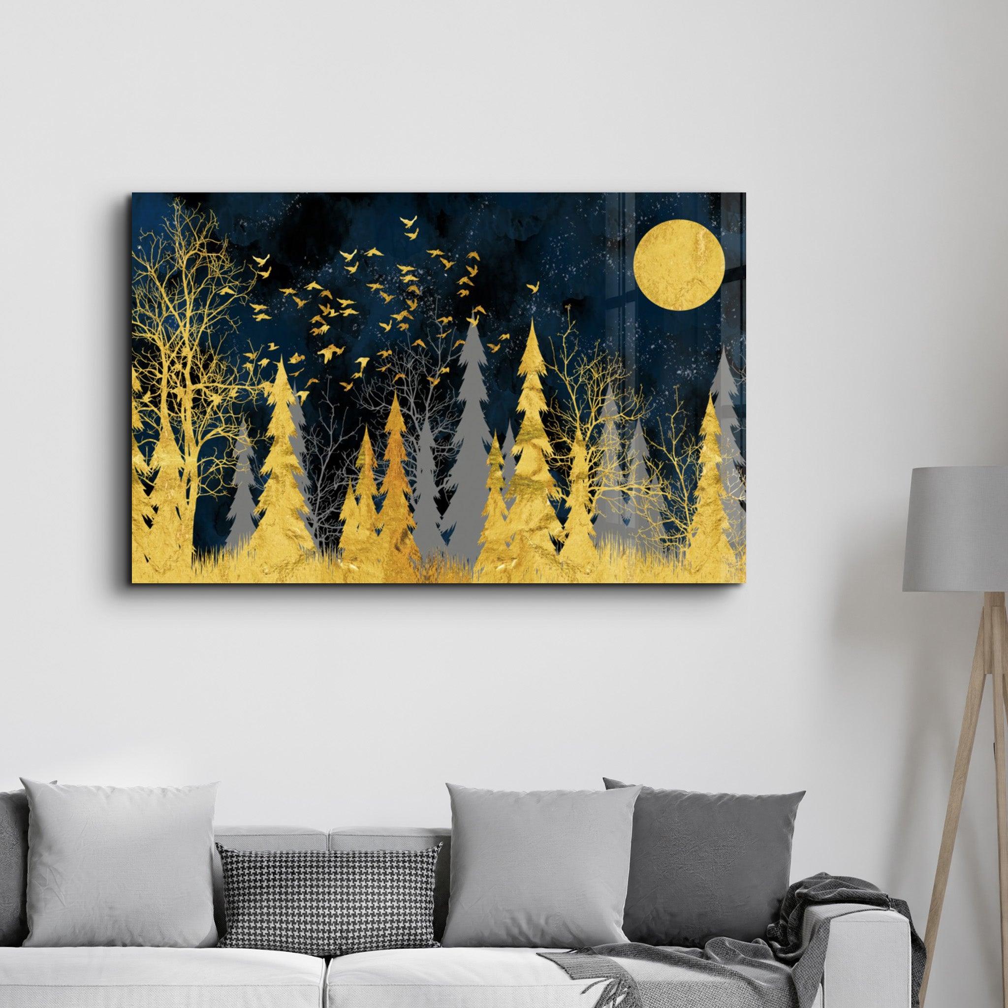 Cute Forest7 | Glass Wall Art - Artdesigna