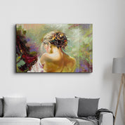 Oil Painting - Alone | Glass Wall Art - Artdesigna