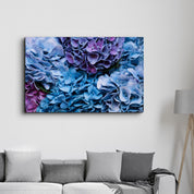 hydrangea | Glass Wall Art - Artdesigna