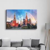 Moscow - Russia | Glass Wall Art - Artdesigna