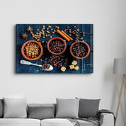 Coffee Beans V2 | Glass Wall Art - Artdesigna