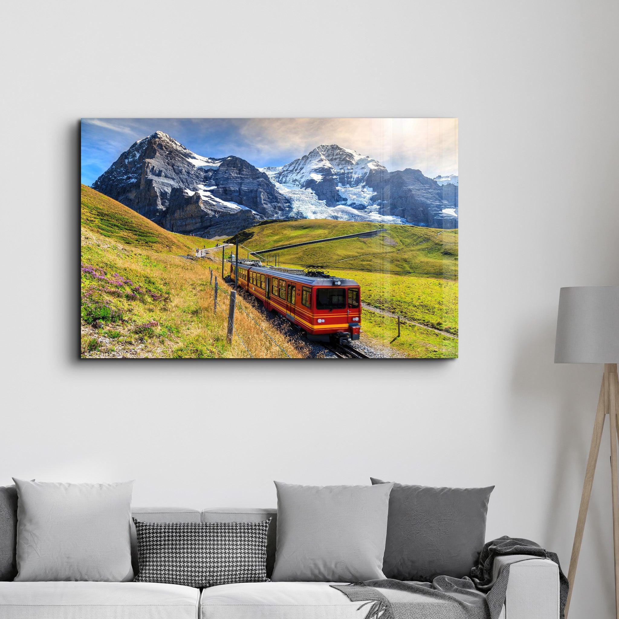 Jungfrau Switzerland | Glass Wall Art - Artdesigna