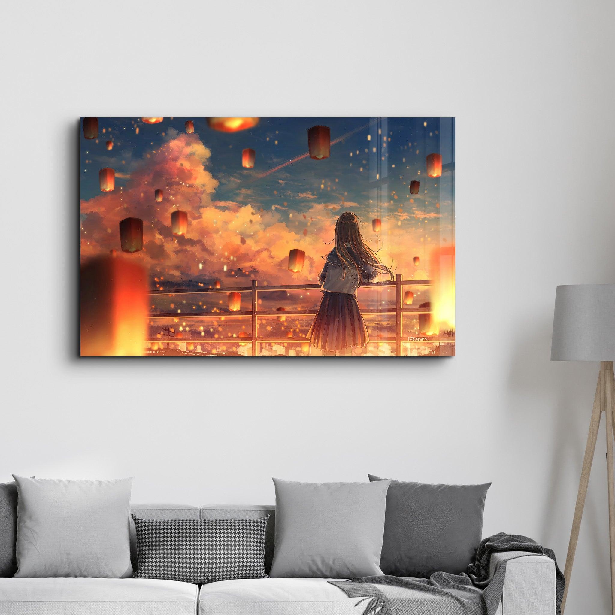 The Last Wishes | Glass Wall Art - Artdesigna