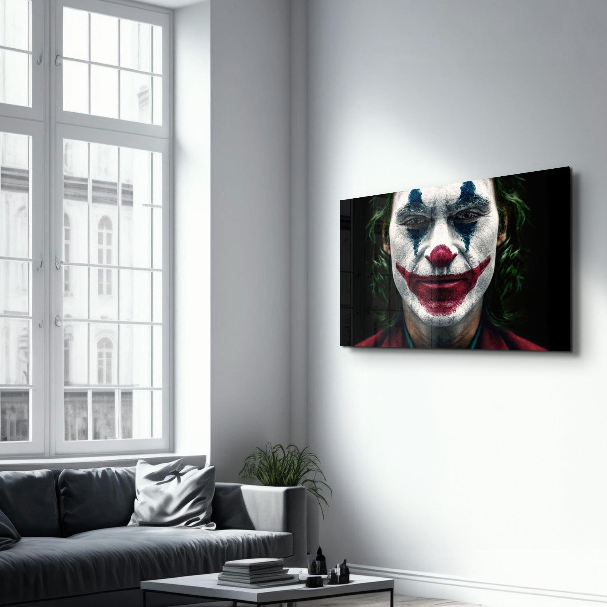 Joker - Smile | Glass Wall Art - Artdesigna