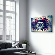 Modern Eye | Glass Wall Art - Artdesigna