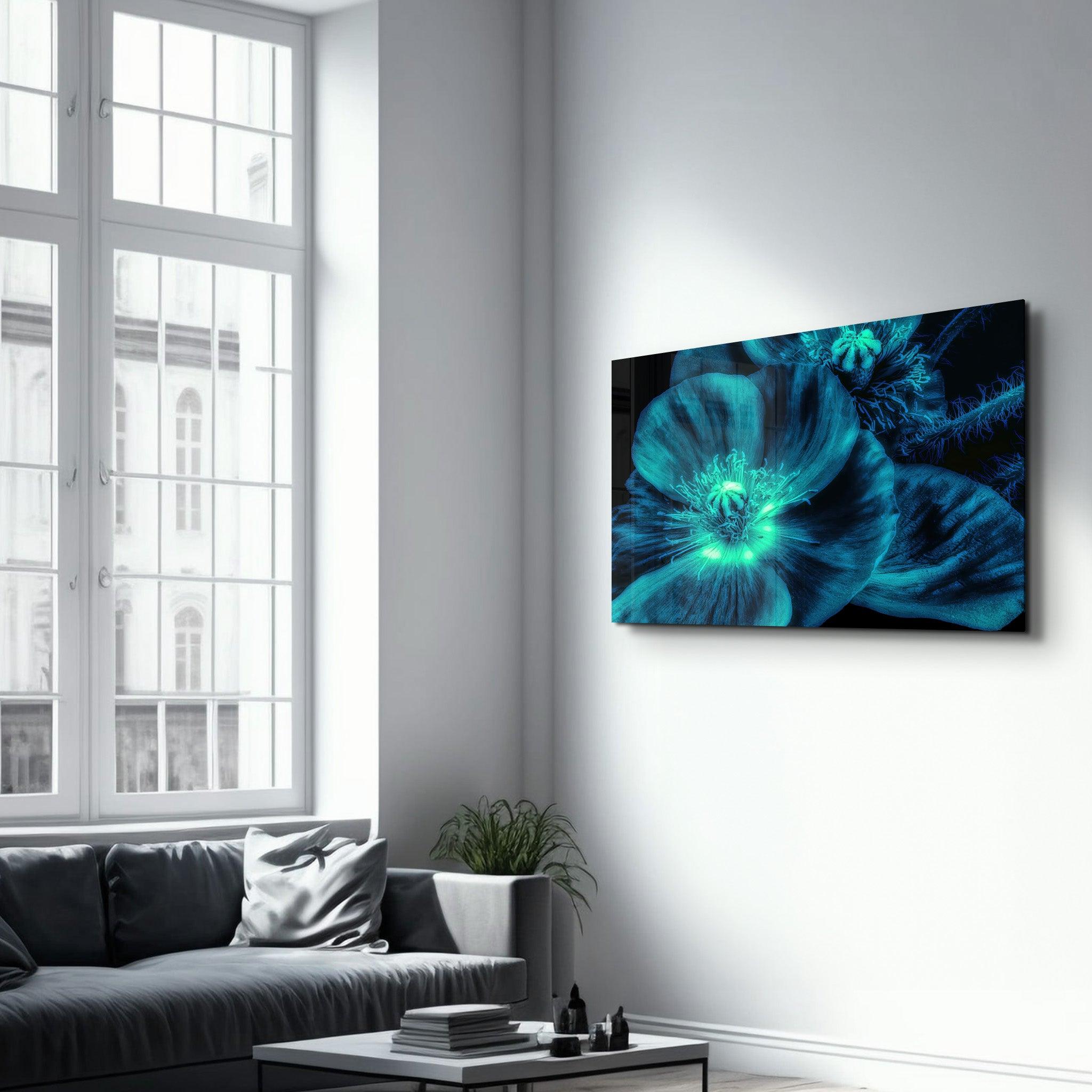 Morning Glory | Glass Wall Art - Artdesigna