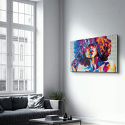 Abstract Painting | Glass Wall Art - Artdesigna