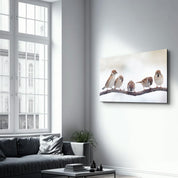 Birds | Glass Wall Art - Artdesigna