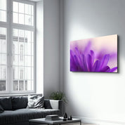 Violet Dream | Glass Wall Art - Artdesigna