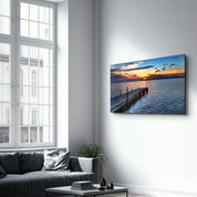 Pier 15 | Glass Wall Art - Artdesigna