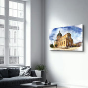 Historical building | Glass Wall Art - Artdesigna