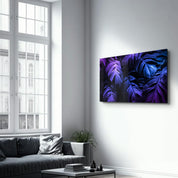 Tropical Leaf | Glass Wall Art - Artdesigna