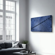 Silver Leaf | Glass Wall Art - Artdesigna