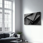 Black Paper | Glass Wall Art - Artdesigna