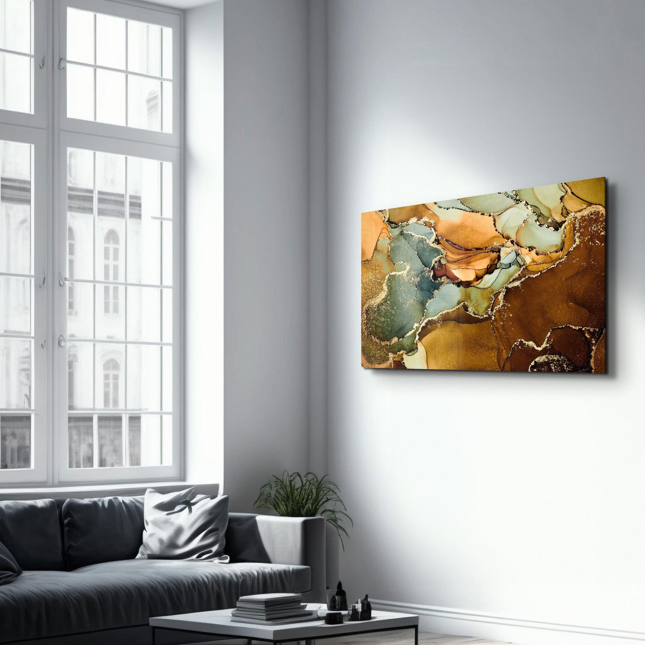 Marble Collection H13 | Glass Wall Art - Artdesigna