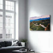 The Great Wall of China | Glass Wall Art - Artdesigna