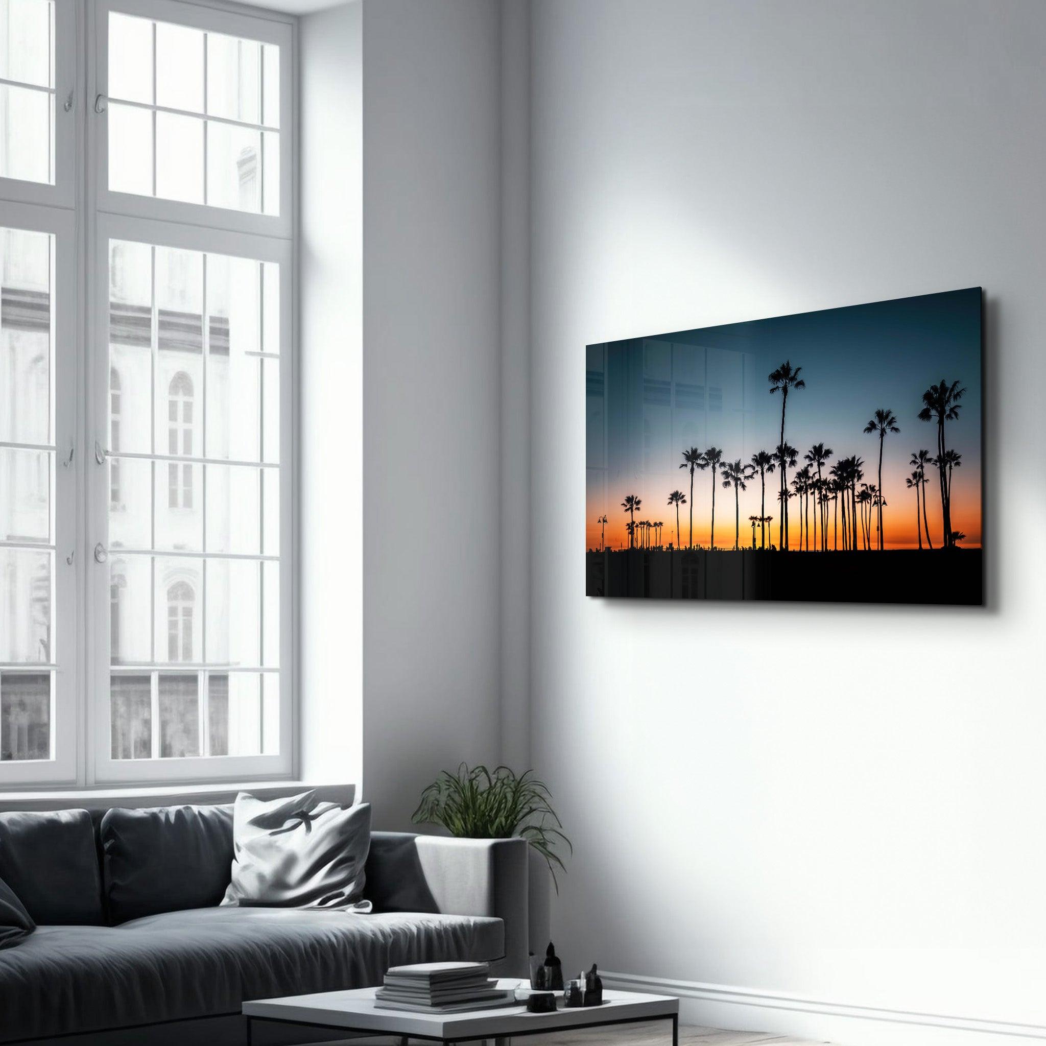 Venice Beach - LA | Glass Wall Art - Artdesigna