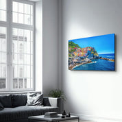 Cinque Terre Italy | Glass Wall Art - Artdesigna