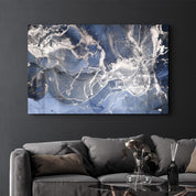 Marble Wave Pattern | Glass Wall Art - Artdesigna