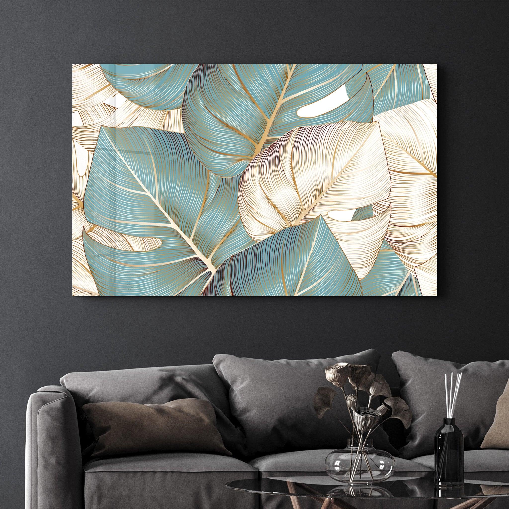 The Arums | Glass Wall Art - Artdesigna