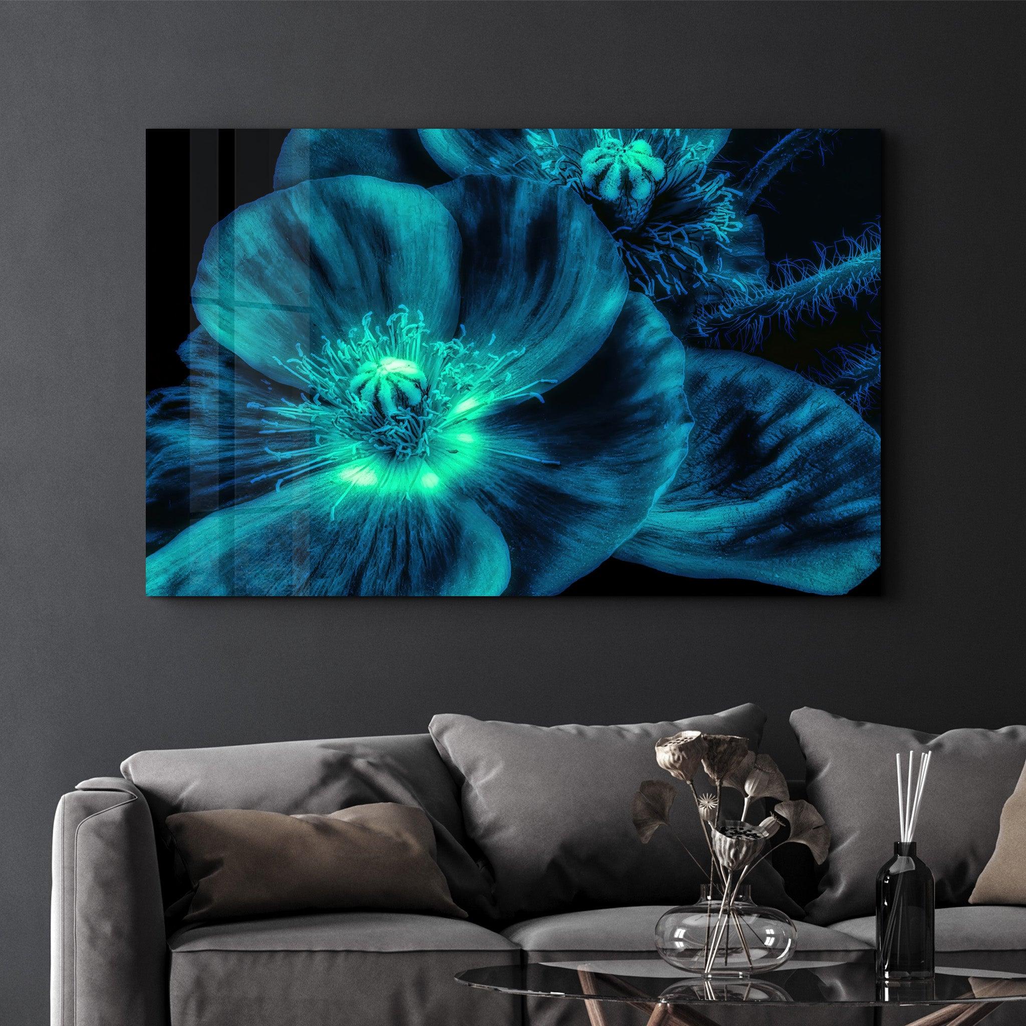 Morning Glory | Glass Wall Art - Artdesigna