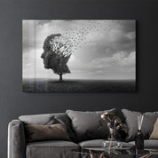 Forgetting Things | Glass Wall Art - Artdesigna