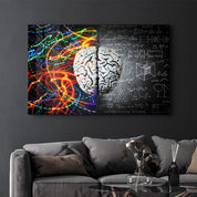 Logic Background | Glass Wall Art - Artdesigna