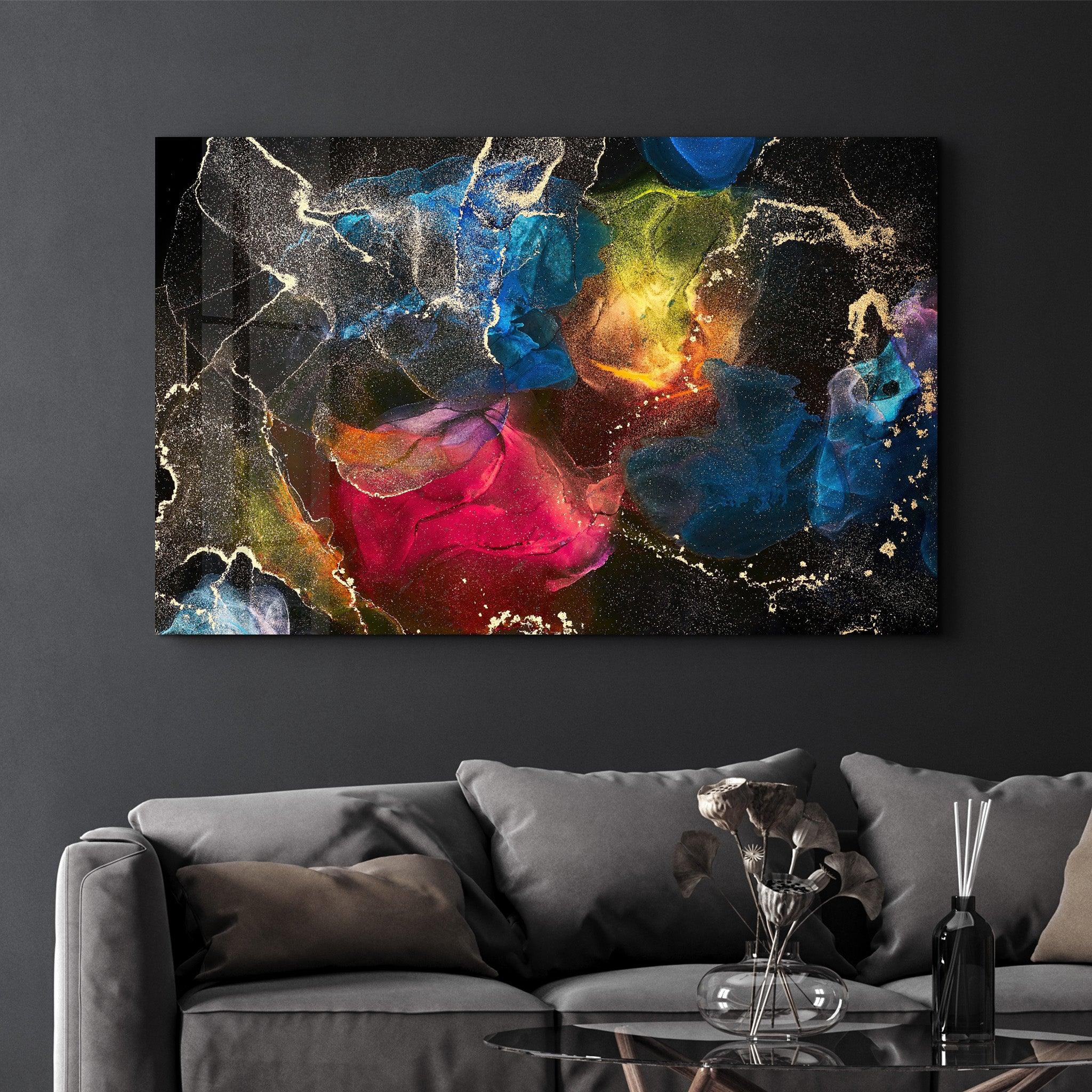 Marble Design V2 | Glass Wall Art - Artdesigna