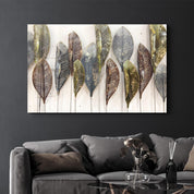 Leafs | Glass Wall Art - Artdesigna